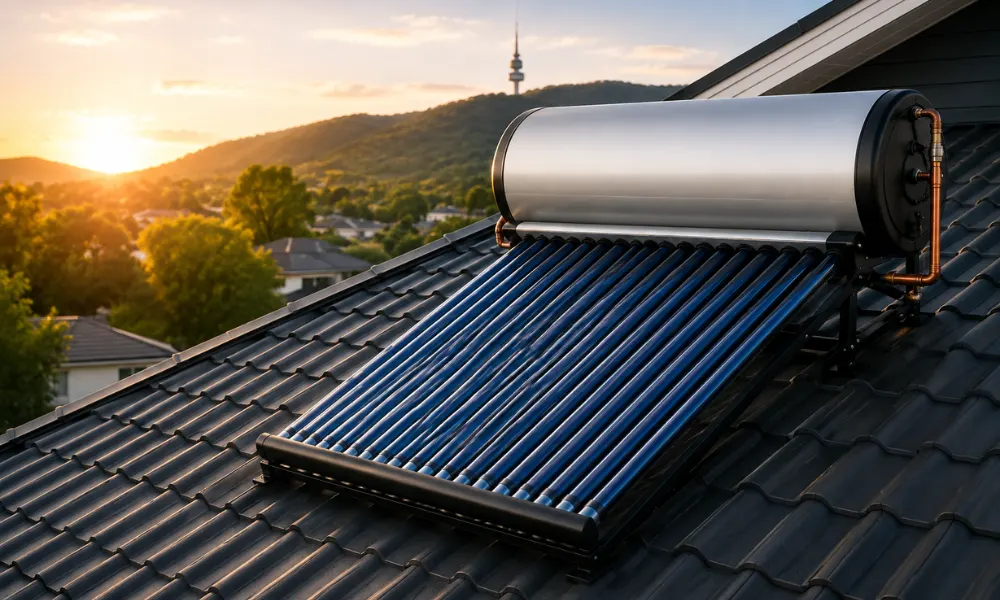 Solar Hot Water System Canberra Costs, Benefits and How to Choose the Right System1